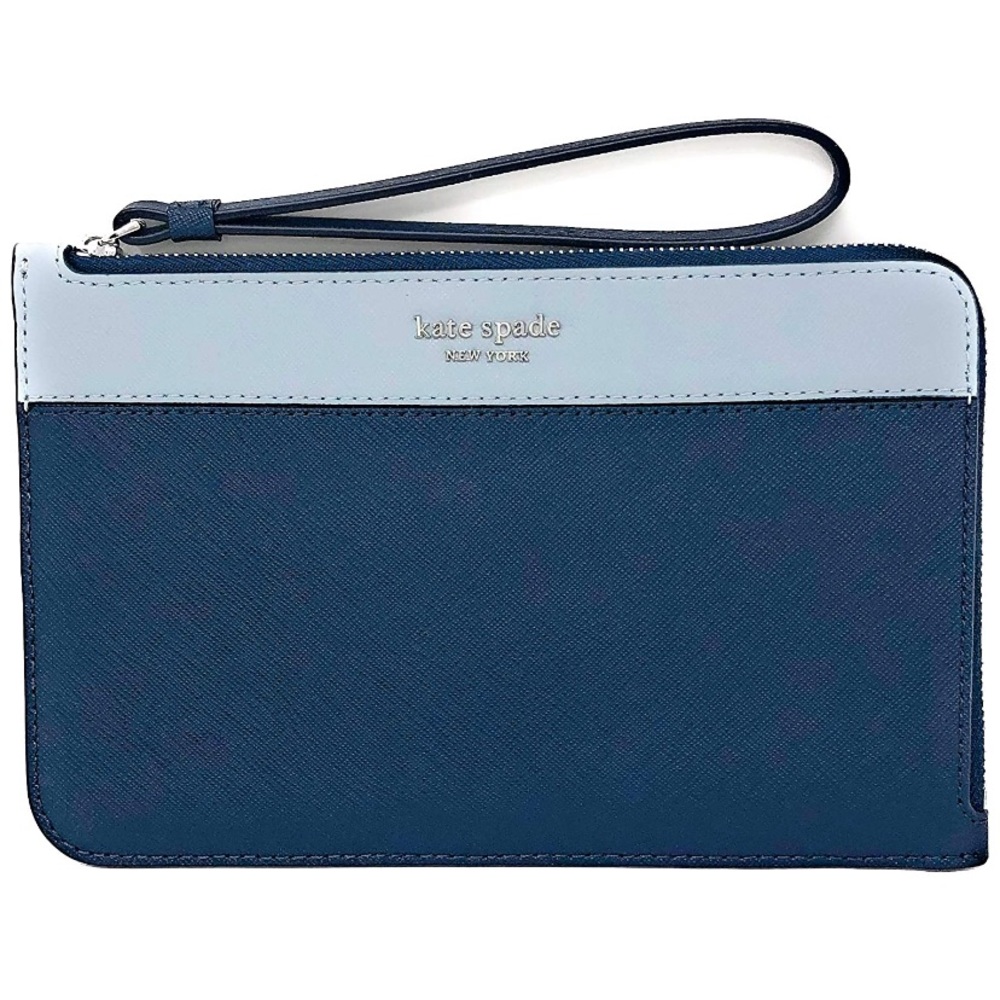 Kate Spade New York Cameron L-zip Leather Wristlet